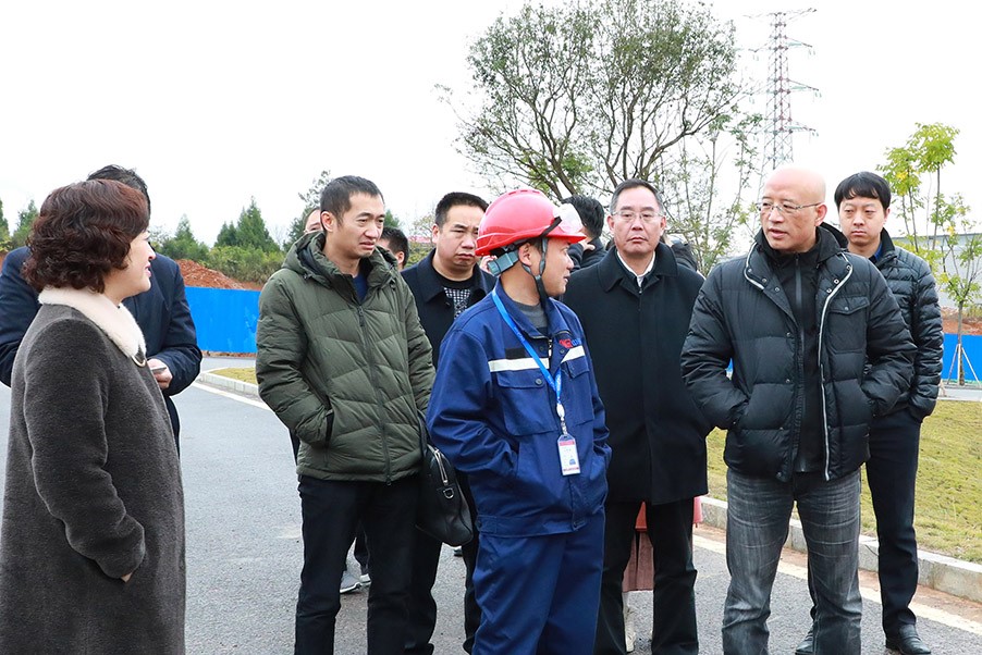 貴州產業技術發展研究院赴中偉新材料西部產業基地調研